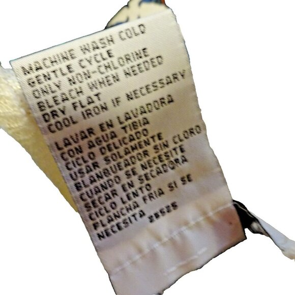 Pre-Loved Sag Harbor 3X Plus Size Ivory Short Sleeve Pullover Acrylic Rayon Swea - Picture 5 of 6